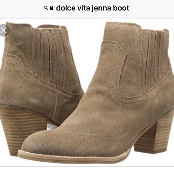 dolce vita stacked heel bootie